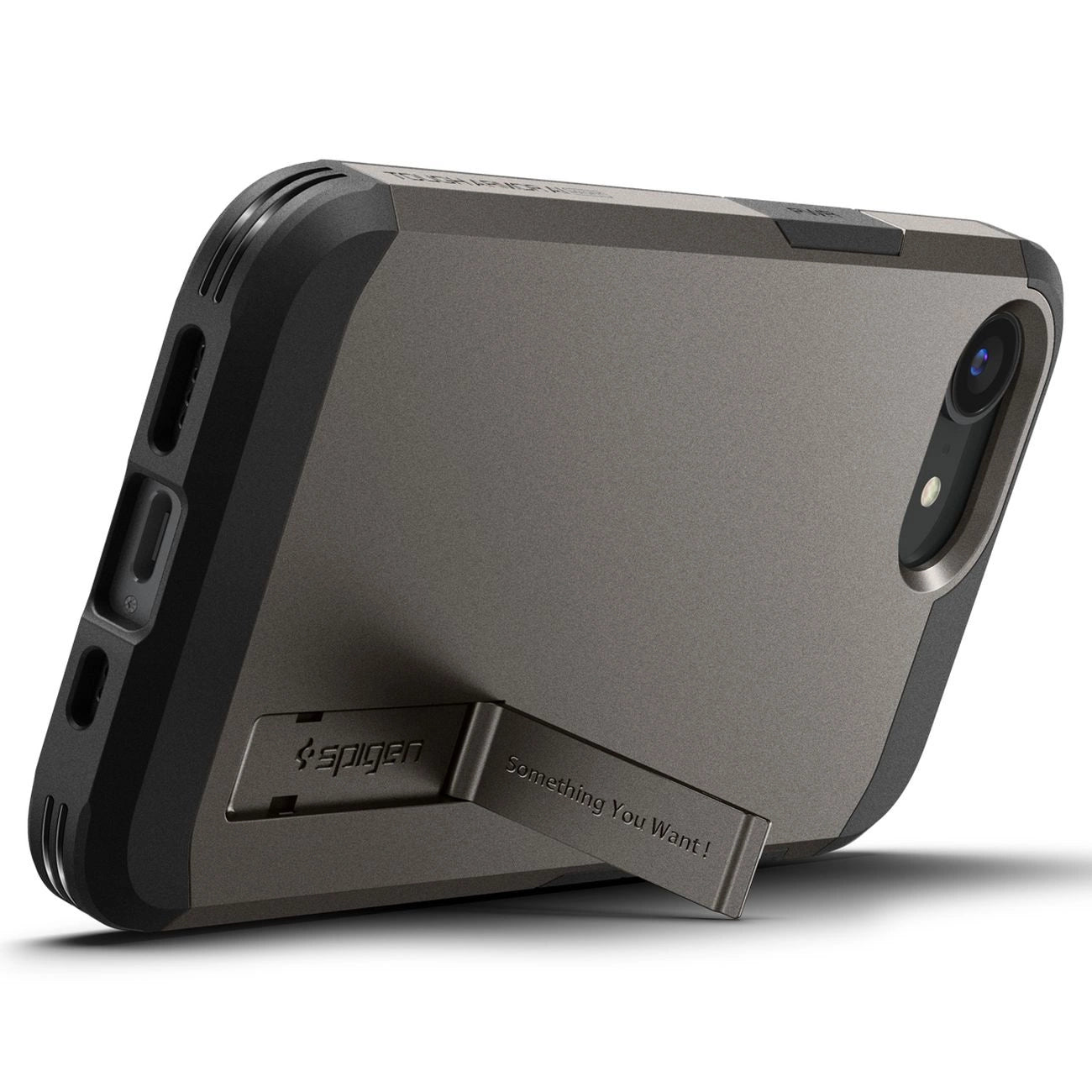 Spigen Tough Armor Case with MagSafe for iPhone 16e with Stand - Gray_3