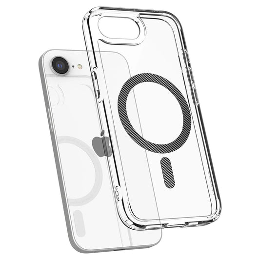 Spigen Ultra Hybrid MagSafe iPhone 16e Carbon Fiber Case - Clear_0