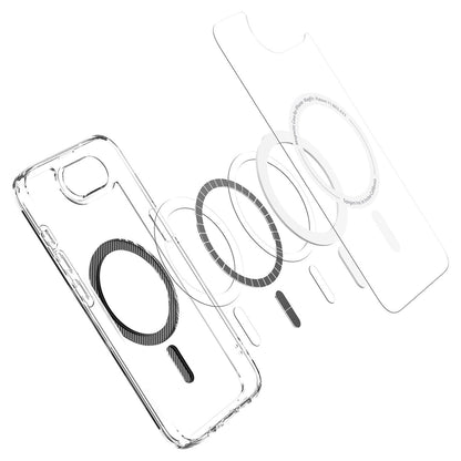 Spigen Ultra Hybrid MagSafe iPhone 16e Carbon Fiber Case - Clear_2