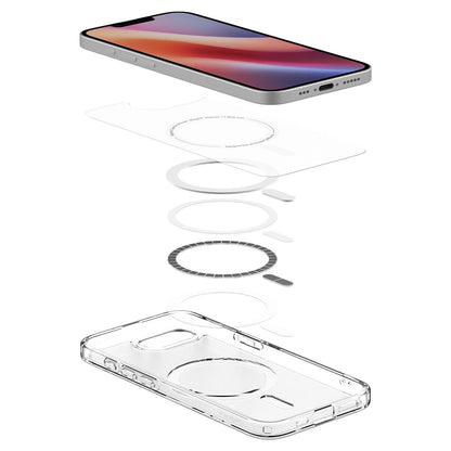 Spigen Ultra Hybrid MagSafe iPhone 16e Case - White, Translucent_8