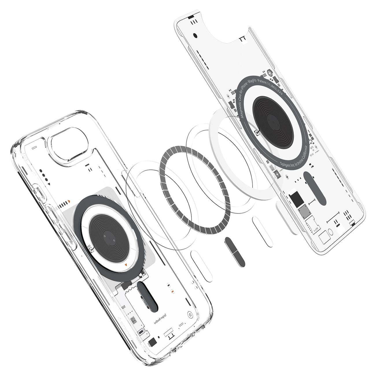 Spigen Ultra Hybrid MagSafe Case for iPhone 16e Neo One - Clear_4