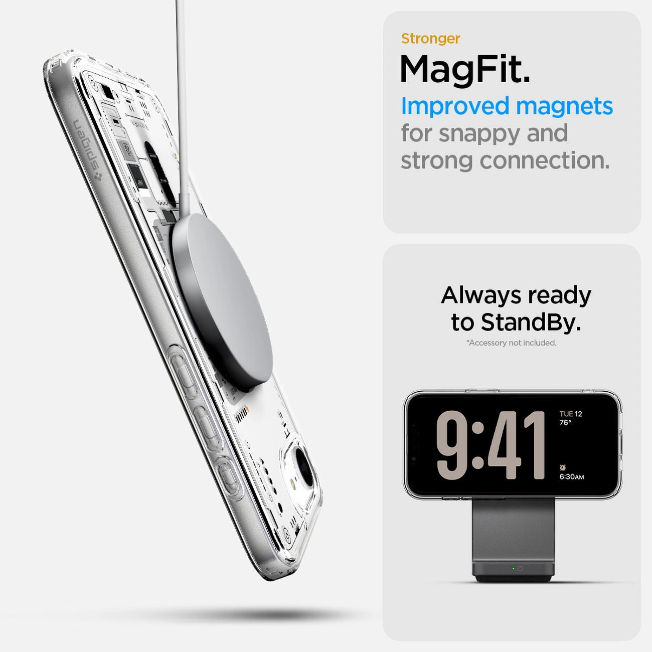 Spigen Ultra Hybrid MagSafe Case for iPhone 16e Neo One - Clear_10