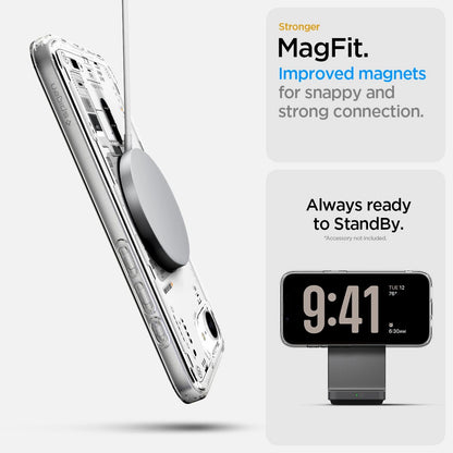 Spigen Ultra Hybrid MagSafe Case for iPhone 16e Neo One - Clear_10