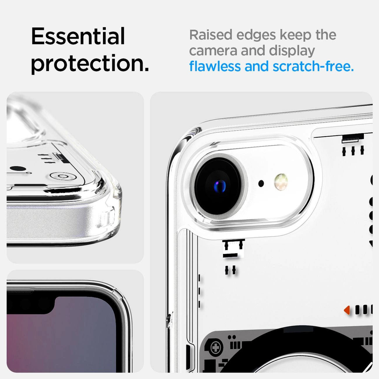 Spigen Ultra Hybrid MagSafe Case for iPhone 16e Neo One - Clear_11
