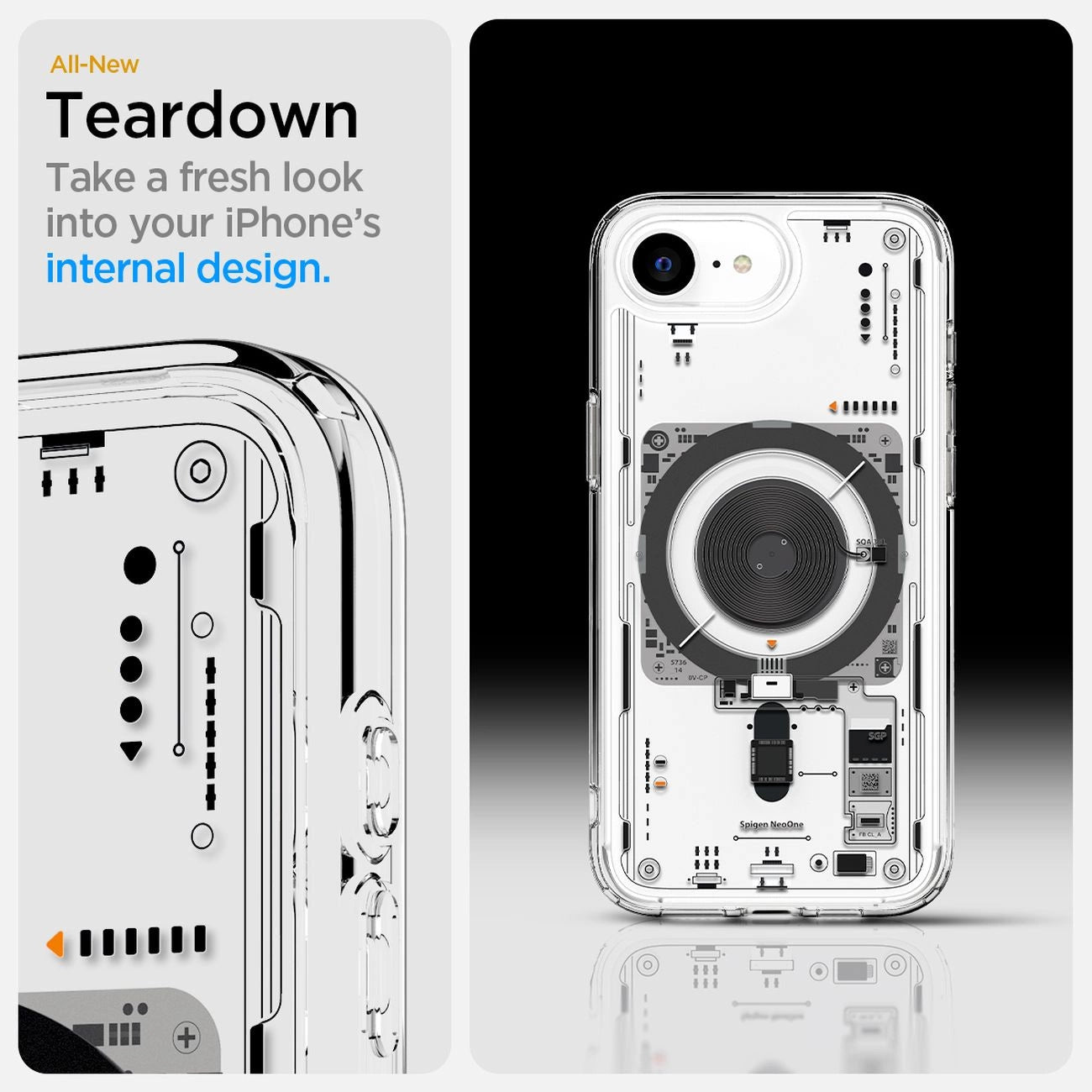 Spigen Ultra Hybrid MagSafe Case for iPhone 16e Neo One - Clear_13