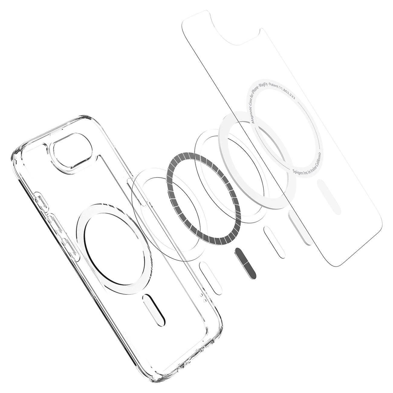 Spigen Ultra Hybrid MagSafe iPhone 16e Case - Clear_7