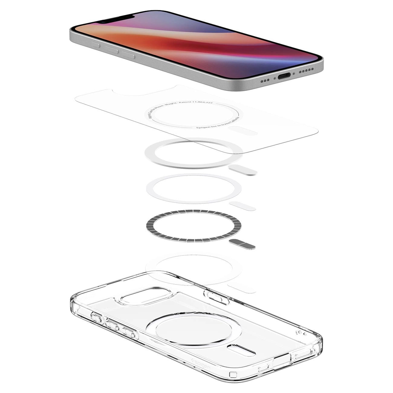 Spigen Ultra Hybrid MagSafe iPhone 16e Case - Clear_8