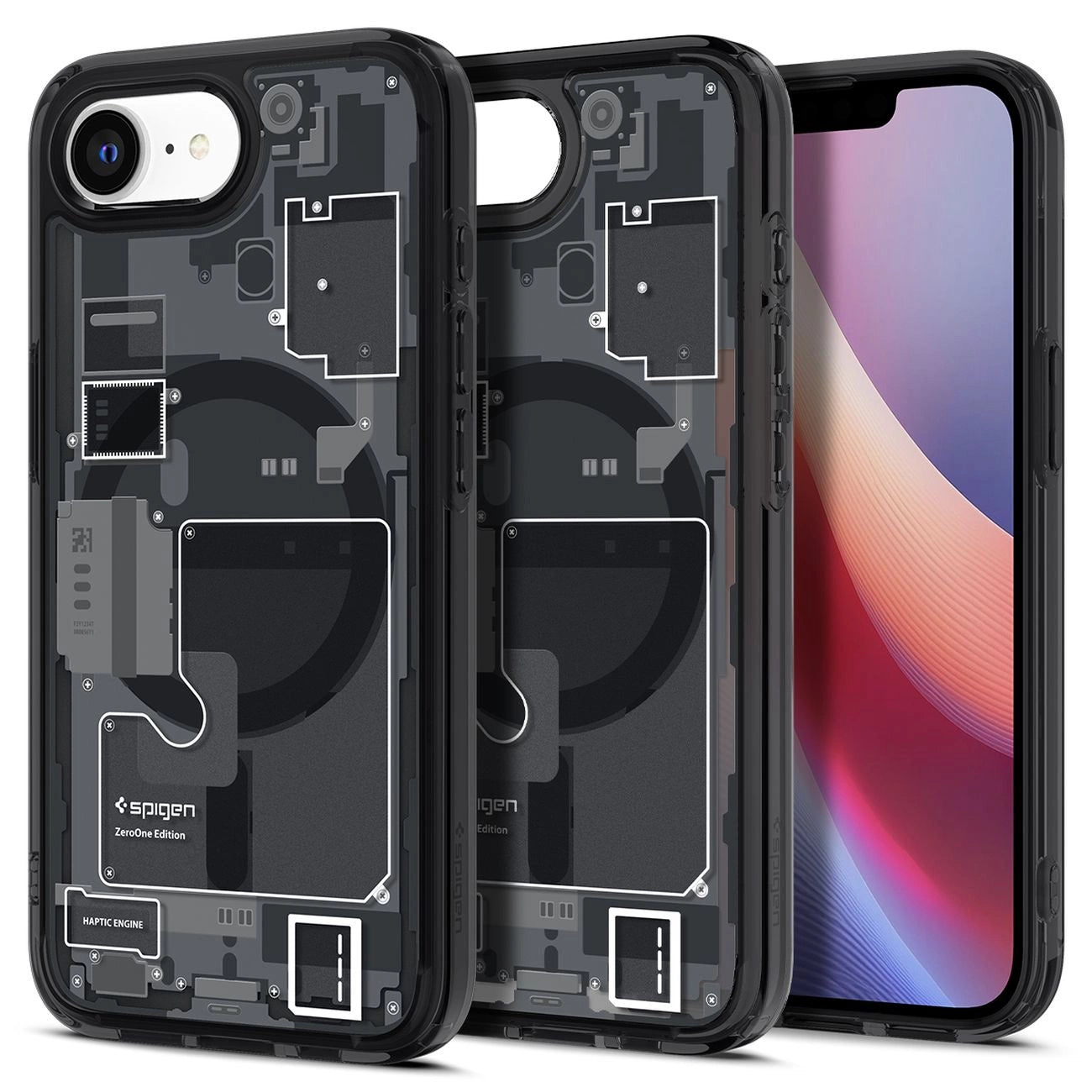 Spigen Ultra Hybrid MagSafe Case for iPhone 16e Zero One - Black_2
