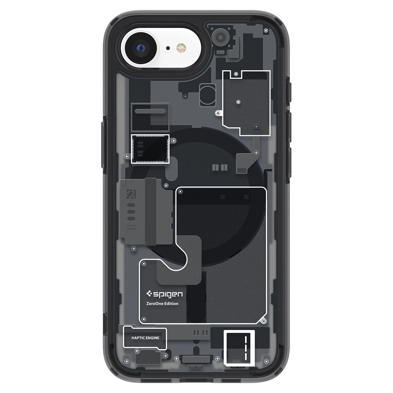 Spigen Ultra Hybrid MagSafe Case for iPhone 16e Zero One - Black_1