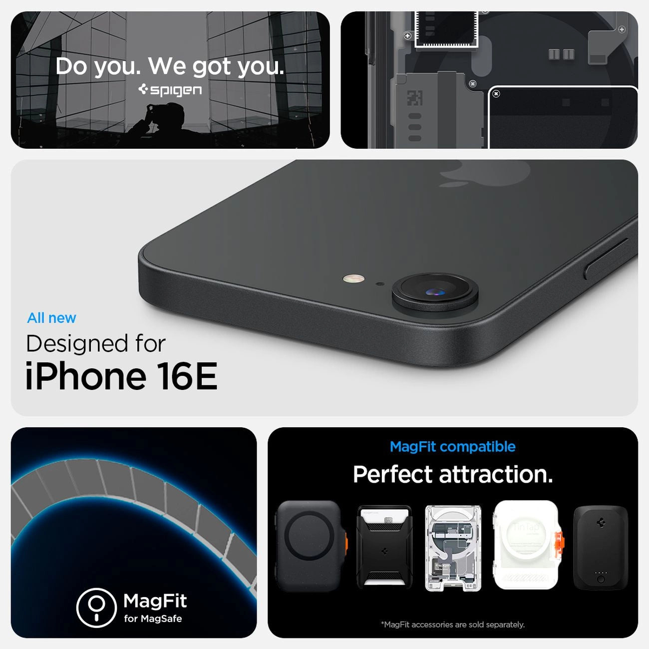 Spigen Ultra Hybrid MagSafe Case for iPhone 16e Zero One - Black_9