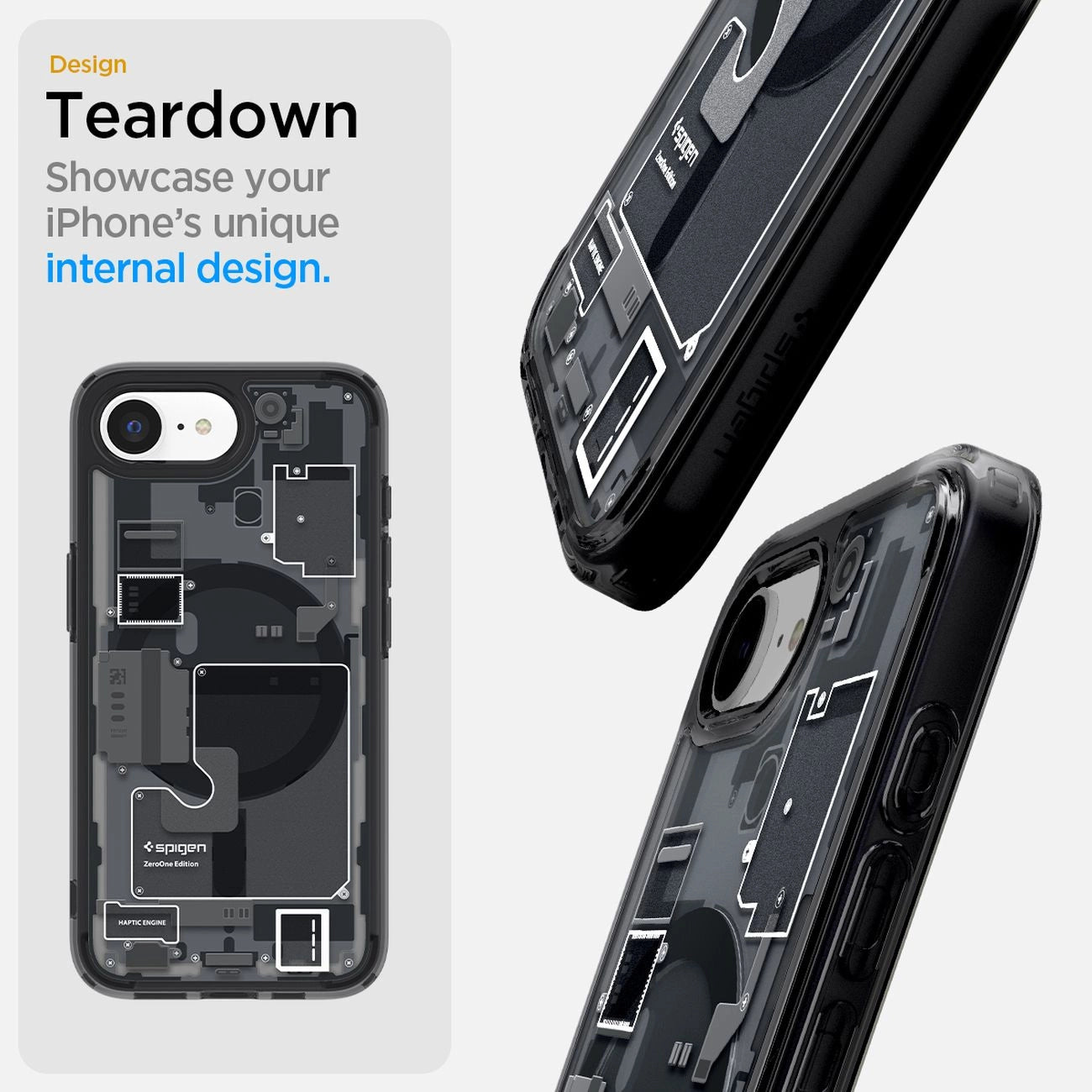 Spigen Ultra Hybrid MagSafe Case for iPhone 16e Zero One - Black_11