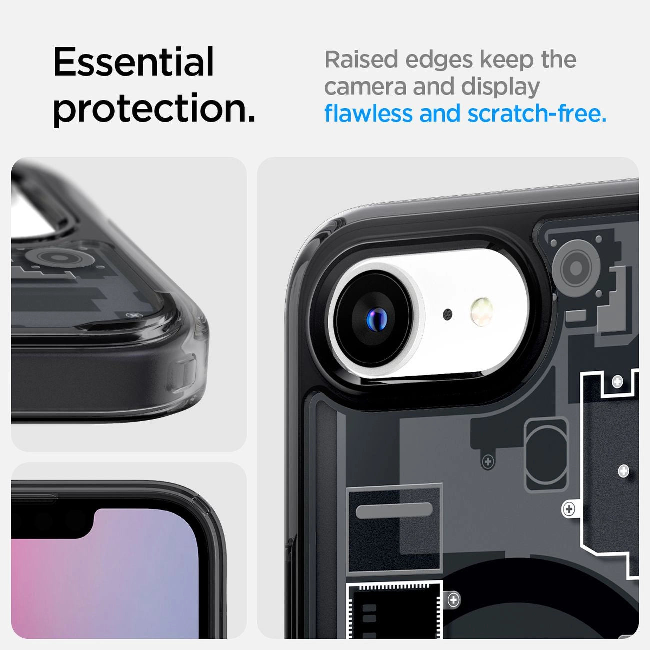 Spigen Ultra Hybrid MagSafe Case for iPhone 16e Zero One - Black_14