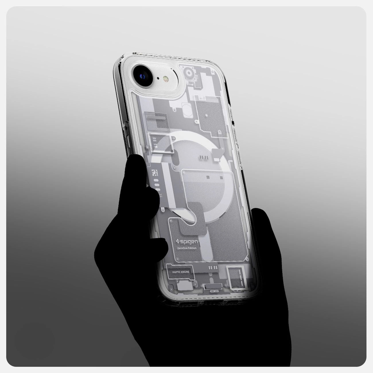 Spigen Ultra Hybrid MagSafe Case for iPhone 16e Zero One - White_13