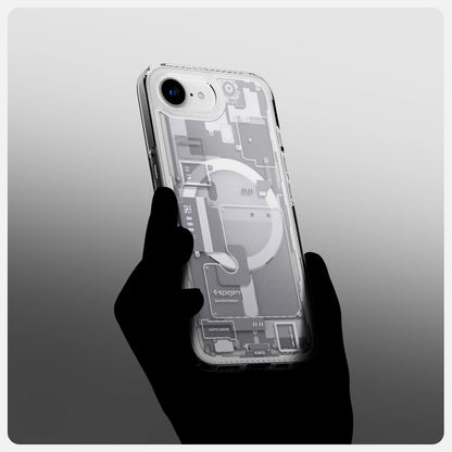 Spigen Ultra Hybrid MagSafe Case for iPhone 16e Zero One - White_13