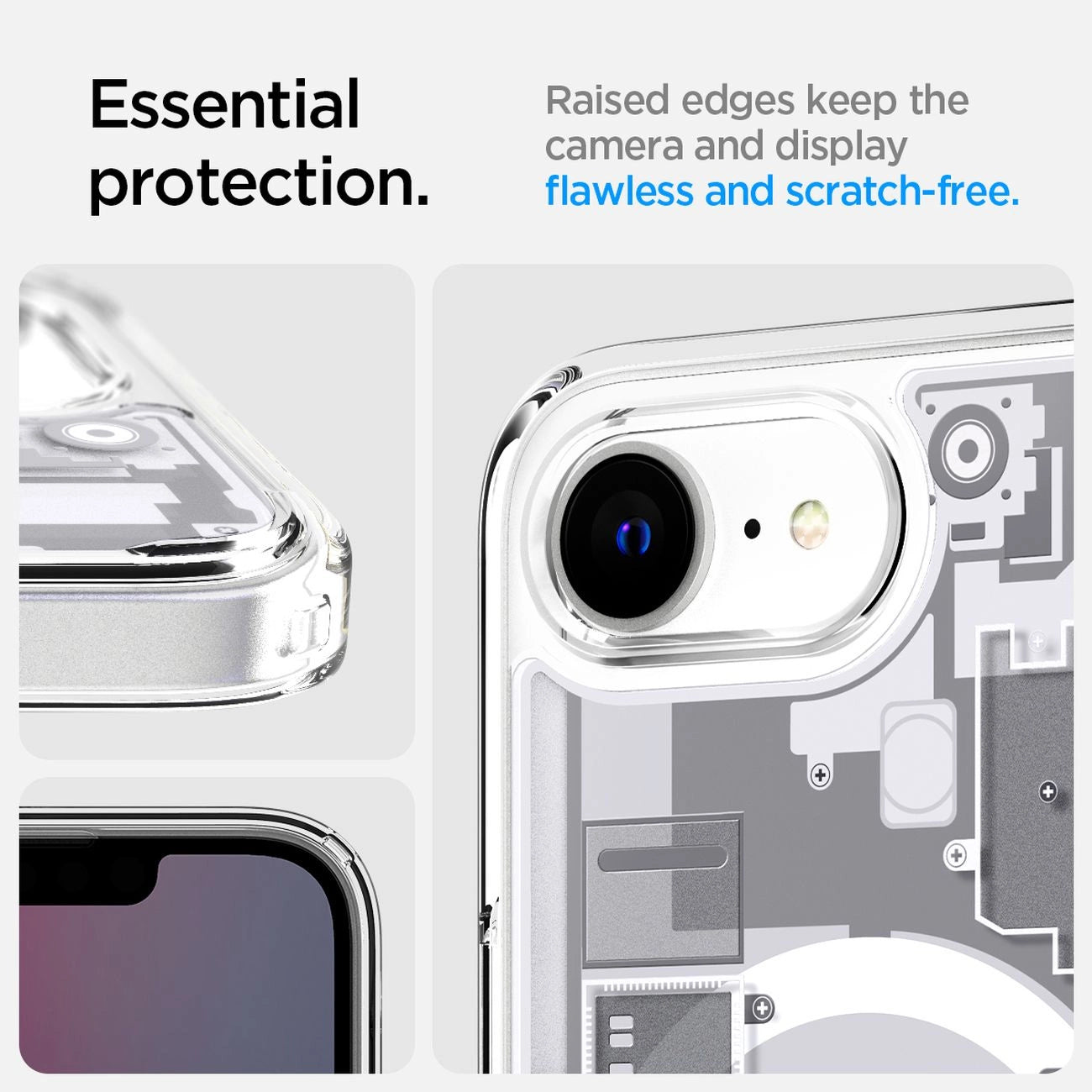 Spigen Ultra Hybrid MagSafe Case for iPhone 16e Zero One - White_10