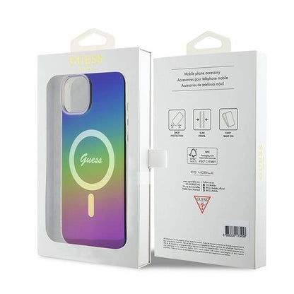 Guess IML Iridescent MagSafe case for iPhone 15 Plus / 14 Plus 6.7" - multicolor_7