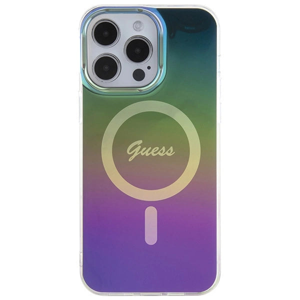 Guess IML Iridescent MagSafe case for iPhone 15 Pro Max 6.7" - multicolor_2