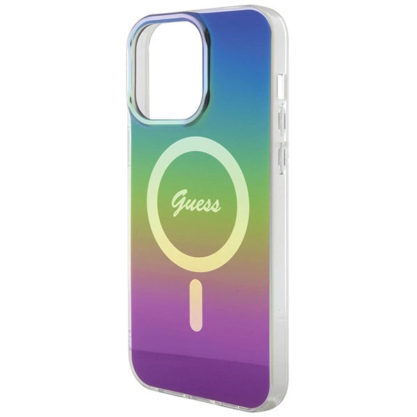Guess IML Iridescent MagSafe case for iPhone 15 Pro Max 6.7" - multicolor_5