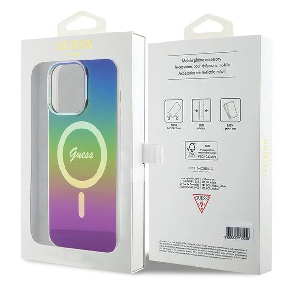 Guess IML Iridescent MagSafe case for iPhone 15 Pro Max 6.7" - multicolor_7