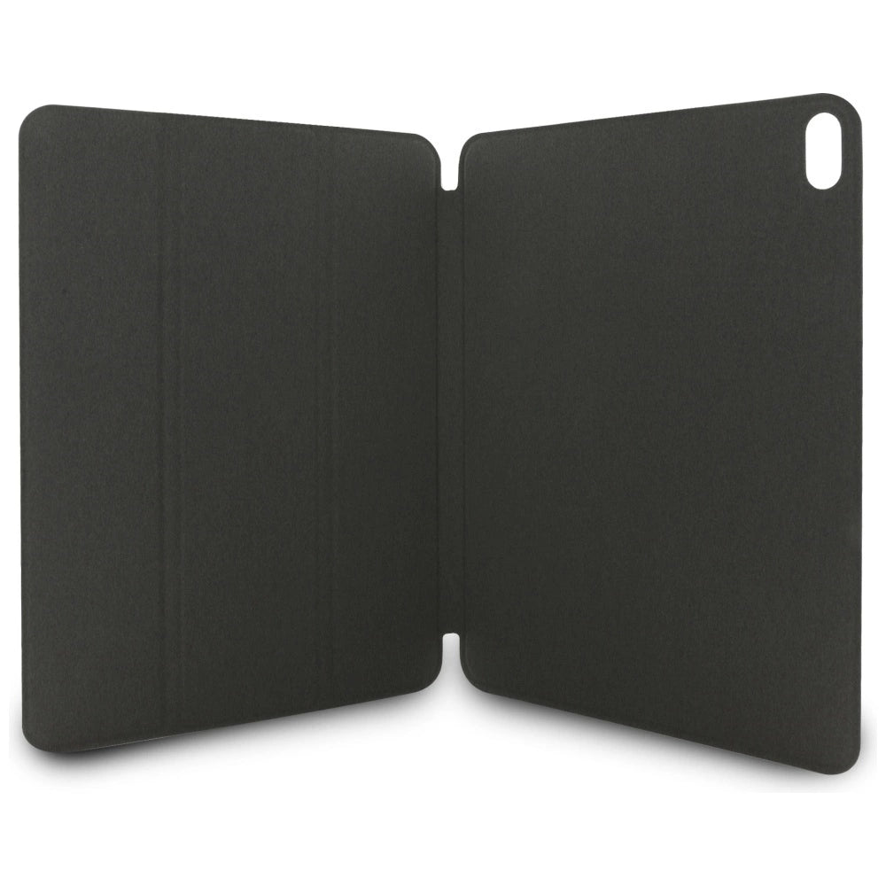 Karl Lagerfeld Saffiano Magnetic Karl &amp; Choupette iPad Air 11" 2024 Book Cover Case - Black_3