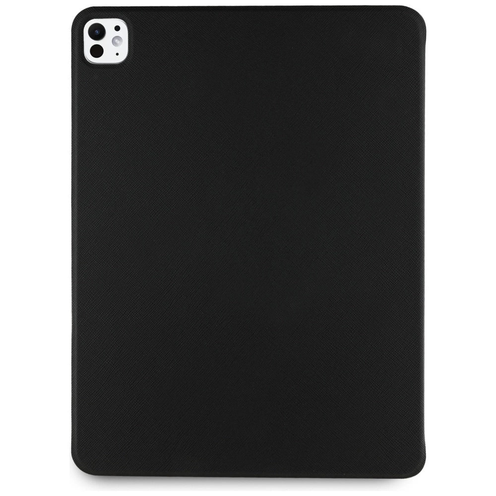 Karl Lagerfeld Saffiano Magnetic Karl &amp; Choupette iPad Pro 13" 2024 Book Cover Case - Black_2