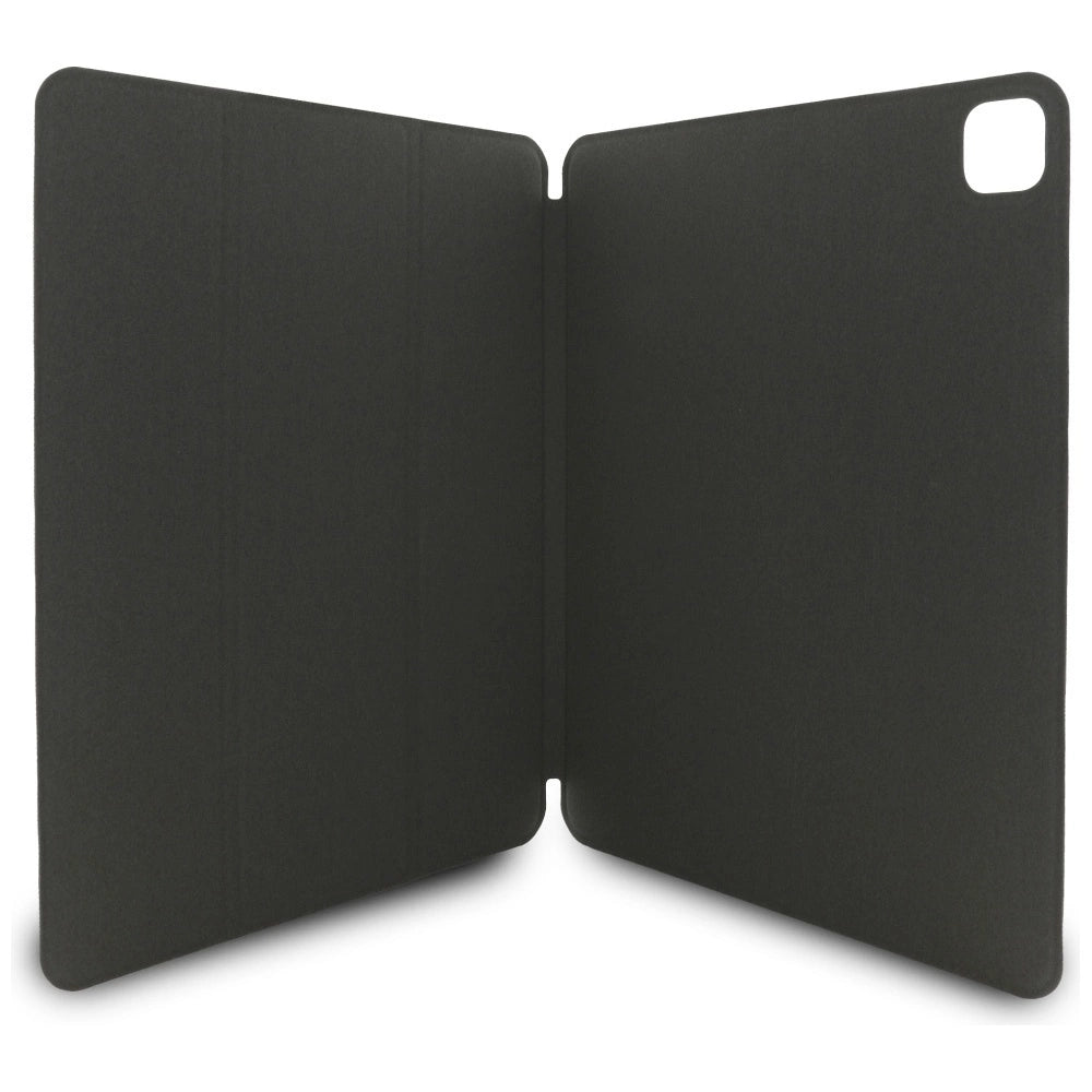 Karl Lagerfeld Saffiano Magnetic Karl &amp; Choupette iPad Pro 13" 2024 Book Cover Case - Black_3
