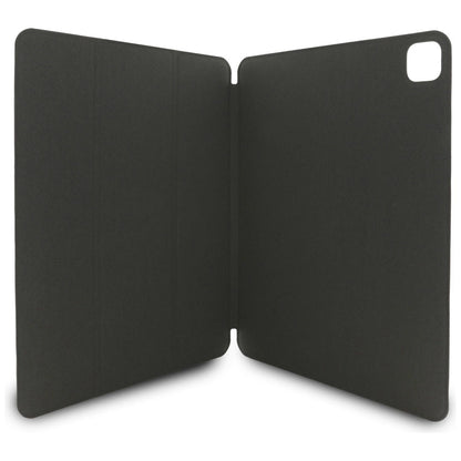 Karl Lagerfeld Saffiano Magnetic Karl &amp; Choupette iPad Pro 13" 2024 Book Cover Case - Black_3