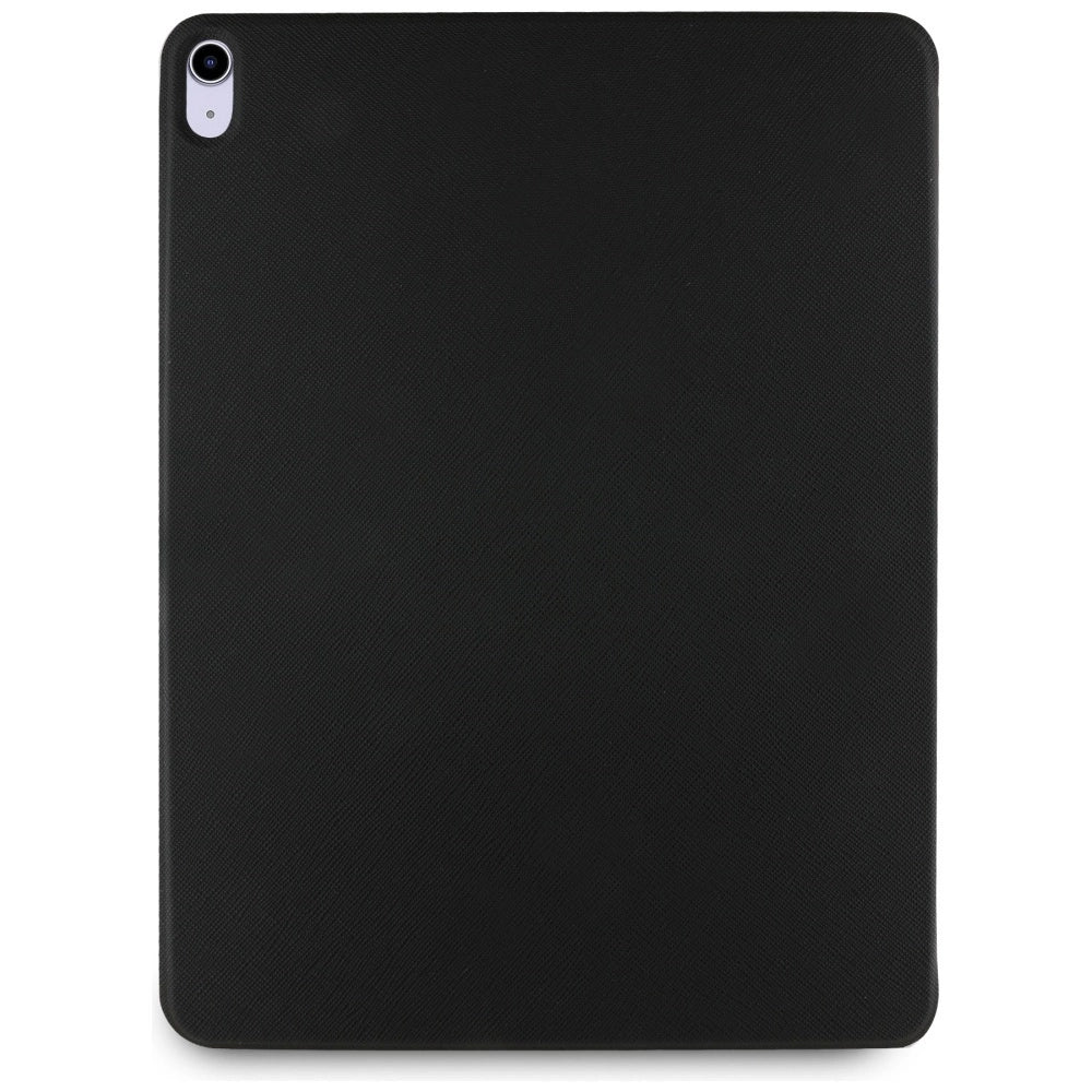 Karl Lagerfeld Saffiano Magnetic Karl &amp; Choupette iPad Air 13" 2024 Book Cover Case - Black_2