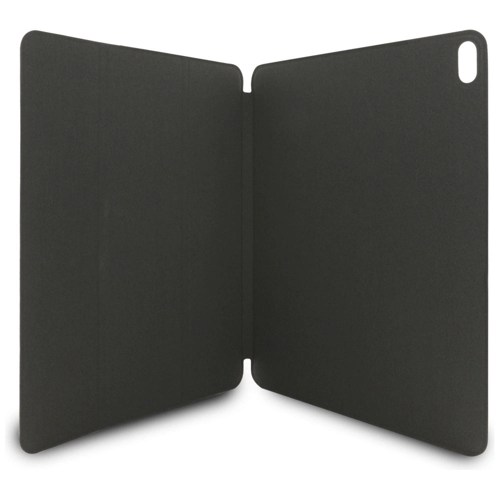Karl Lagerfeld Saffiano Magnetic Karl &amp; Choupette iPad Air 13" 2024 Book Cover Case - Black_3
