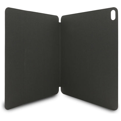 Karl Lagerfeld Saffiano Magnetic Karl &amp; Choupette iPad Air 13" 2024 Book Cover Case - Black_3