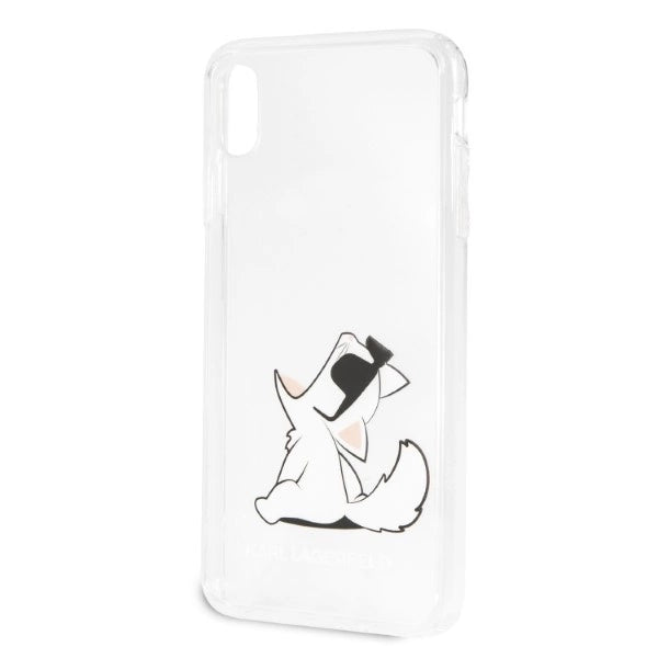 Karl Lagerfeld Choupette Fun iPhone Xs Max Case - Transparent_2