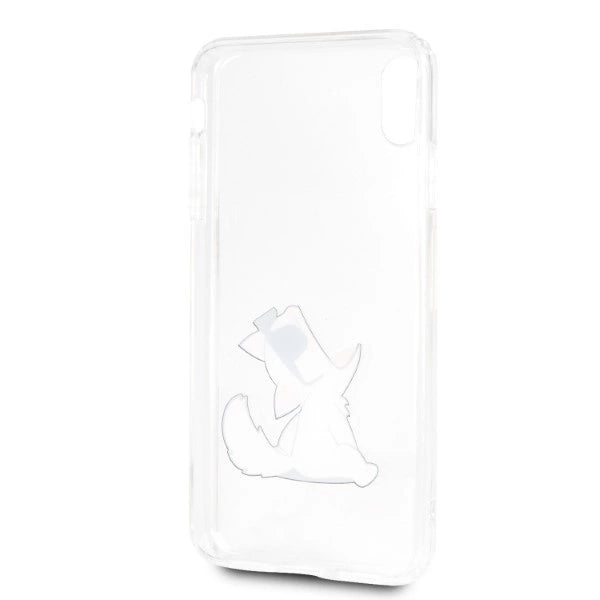 Karl Lagerfeld Choupette Fun iPhone Xs Max Case - Transparent_3