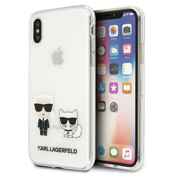 Karl Lagerfeld Karl &amp; Choupette iPhone Xs Max Case - Transparent_0