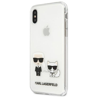 Karl Lagerfeld Karl &amp; Choupette iPhone Xs Max Case - Transparent_1