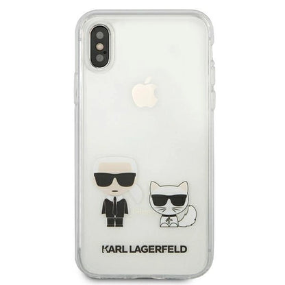 Karl Lagerfeld Karl &amp; Choupette iPhone Xs Max Case - Transparent_2