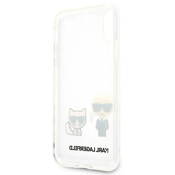 Karl Lagerfeld Karl &amp; Choupette iPhone Xs Max Case - Transparent_6
