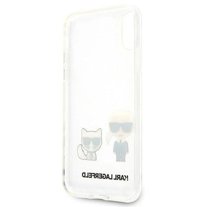 Karl Lagerfeld Karl &amp; Choupette iPhone Xs Max Case - Transparent_6