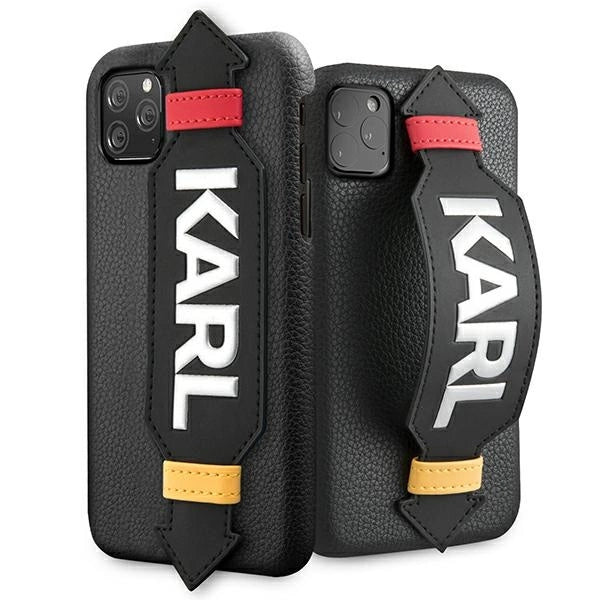 Karl Lagerfeld Strap Case for iPhone 11 Pro 5.8" - Black_0