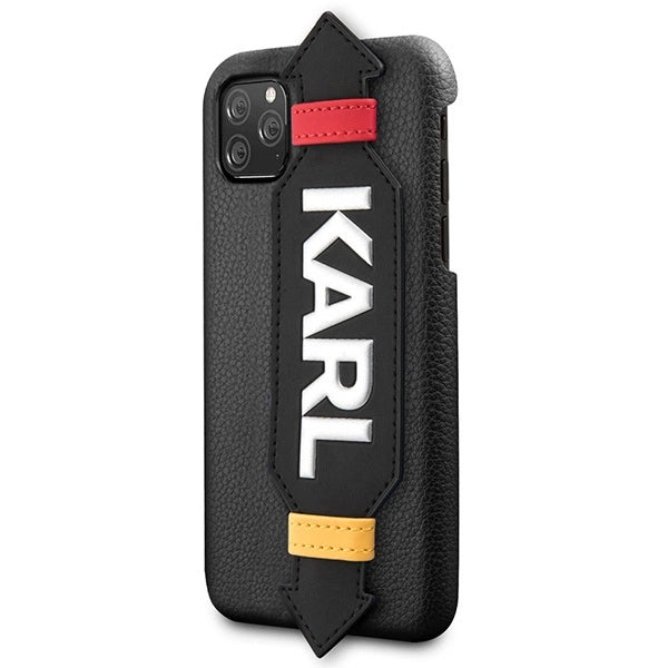 Karl Lagerfeld Strap Case for iPhone 11 Pro 5.8" - Black_1