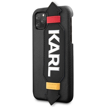 Karl Lagerfeld Strap Case for iPhone 11 Pro 5.8" - Black_1