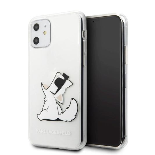 Karl Lagerfeld Choupette Fun iPhone 11 / Xr Case - Transparent_0