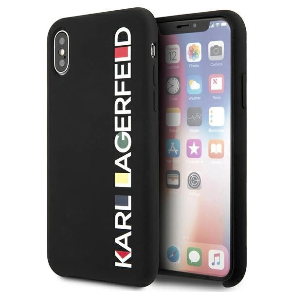 Karl Lagerfeld Glossy Bauhaus iPhone X/XS Case - Black_0