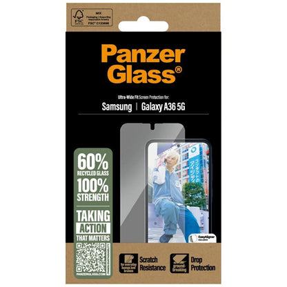 PanzerGlass Ultra-Wide Fit Tempered Glass for Samsung Galaxy A36 5G_3