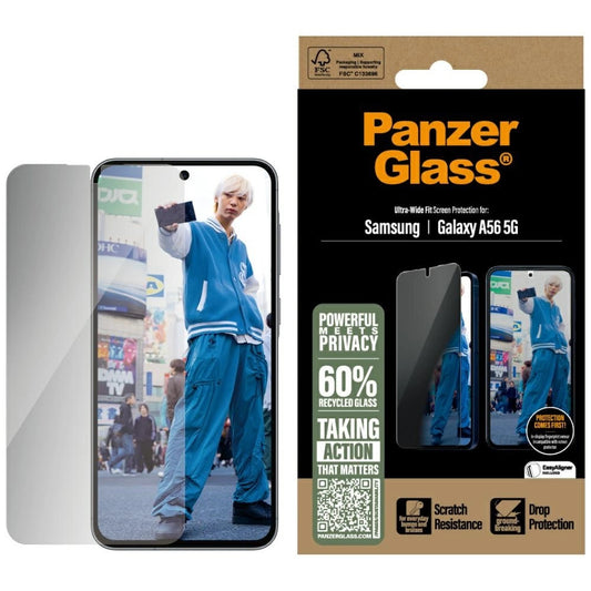 PanzerGlass Ultra-Wide Fit Privacy Glass for Samsung Galaxy A56 5G_0