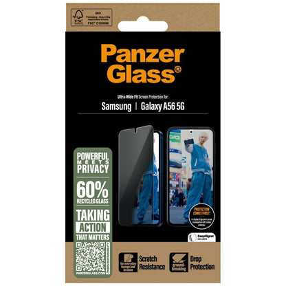 PanzerGlass Ultra-Wide Fit Privacy Glass for Samsung Galaxy A56 5G_3