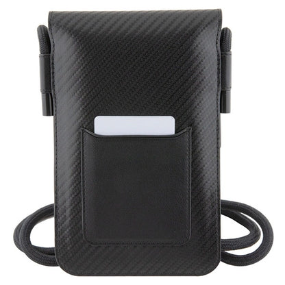 BMW Carbon Tricolor Line Wallet Bag - Black_3