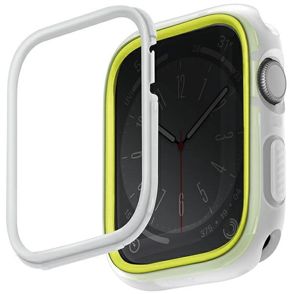 Uniq Moduo Case for Apple Watch 45/44mm Lime-White_0