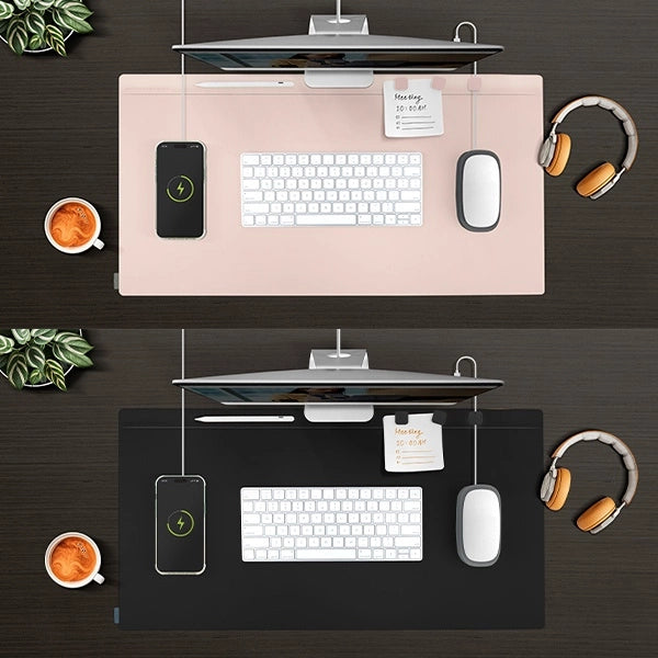 Uniq Hagen Magnetic Desk Pad Double-Sided Black and Blue_4