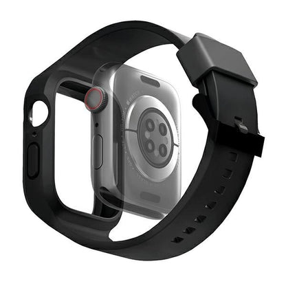 Uniq Monos 2 in 1 Strap + Case for Apple Watch 45/44mm - Black_1