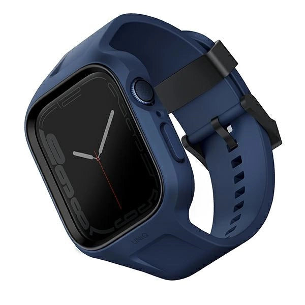 Uniq Monos 2 in 1 Set Strap + Case for Apple Watch 45 / 44 mm - Blue_0